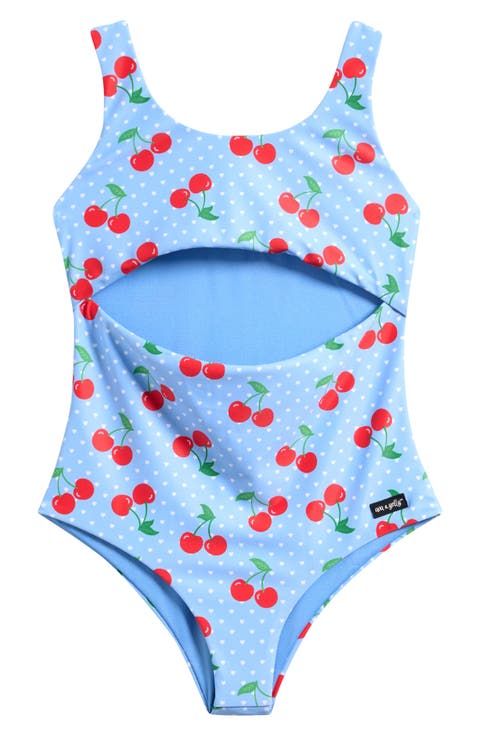 Kids' Cutout One-Piece Swimsuit (Little Kid)
