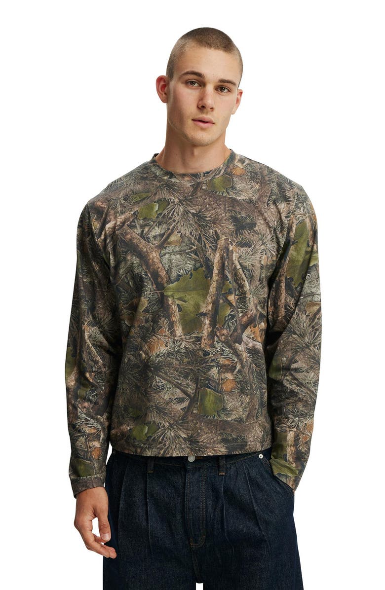 Cotton On Men's Cropped Fit Long Sleeve, Main, color, 