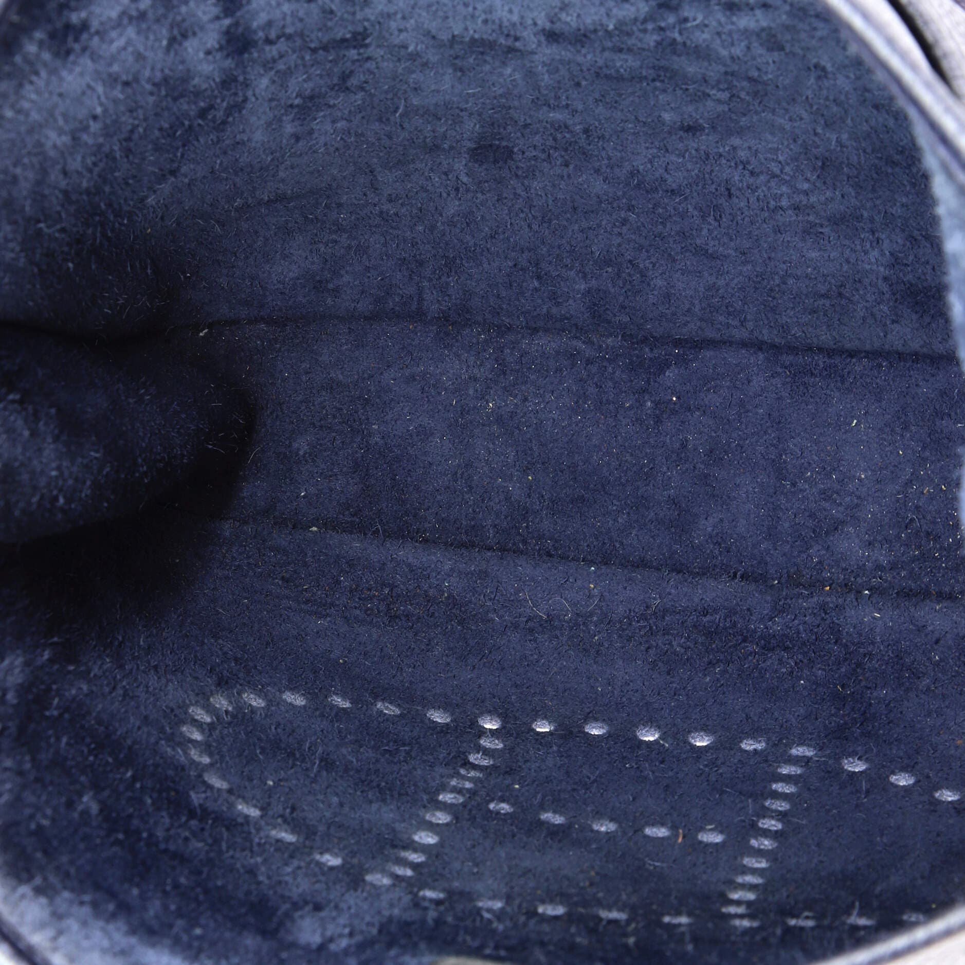 Pre-Owned Hermes Evelyne Bag Gen III Clemence PM, Alternate, color, Bleu Nuit