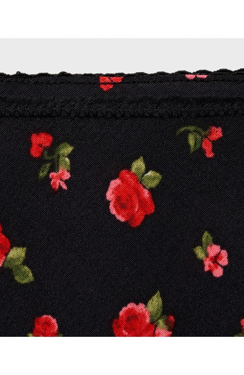 Mango Floral Flare Maxi Skirt