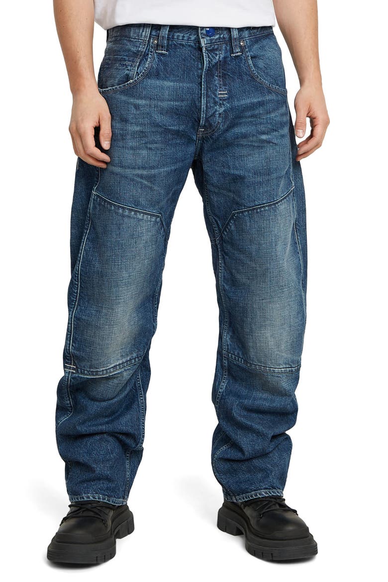 Origins Bend 3D Loose Fit Jeans, Main, color, WORN IN BLUE CREEK