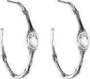 John Hardy 'Batu Bamboo' Medium Hoop Earrings