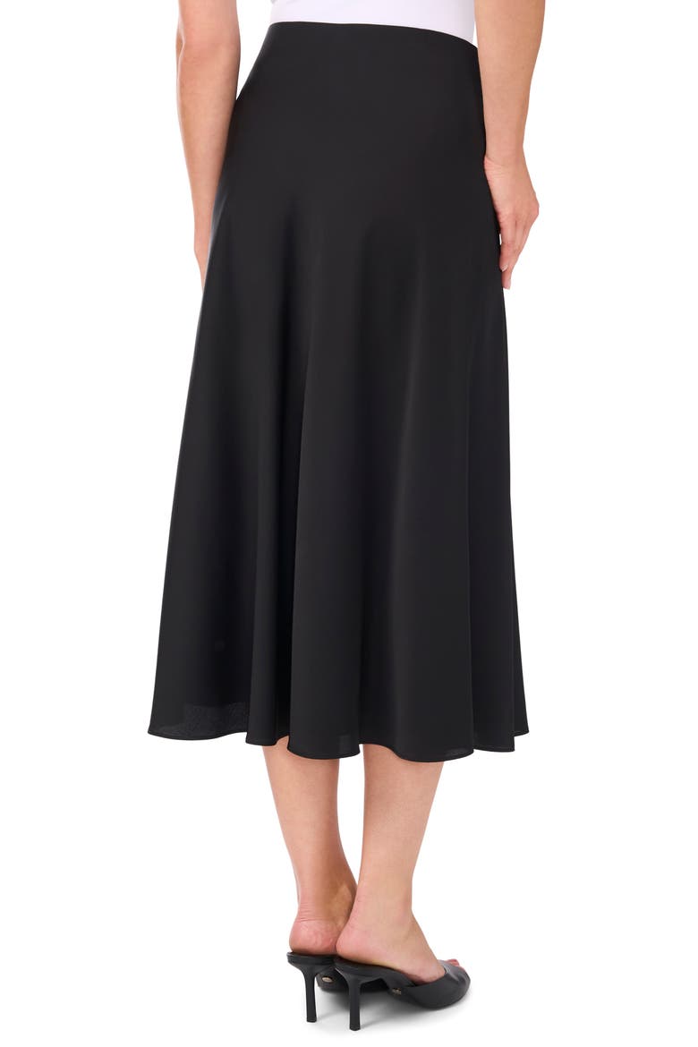 Bias Cut Satin Midi Skirt, Alternate, color, RICH BLACK