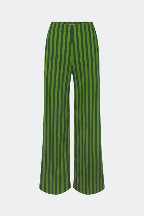 Simonmiller Pia Poplin Pant In Gummy Green/moss