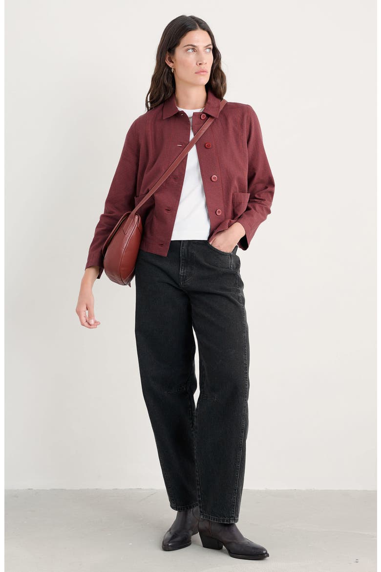 Gwenver Tapered Ankle Jeans, Alternate, color, WASHED BLACK