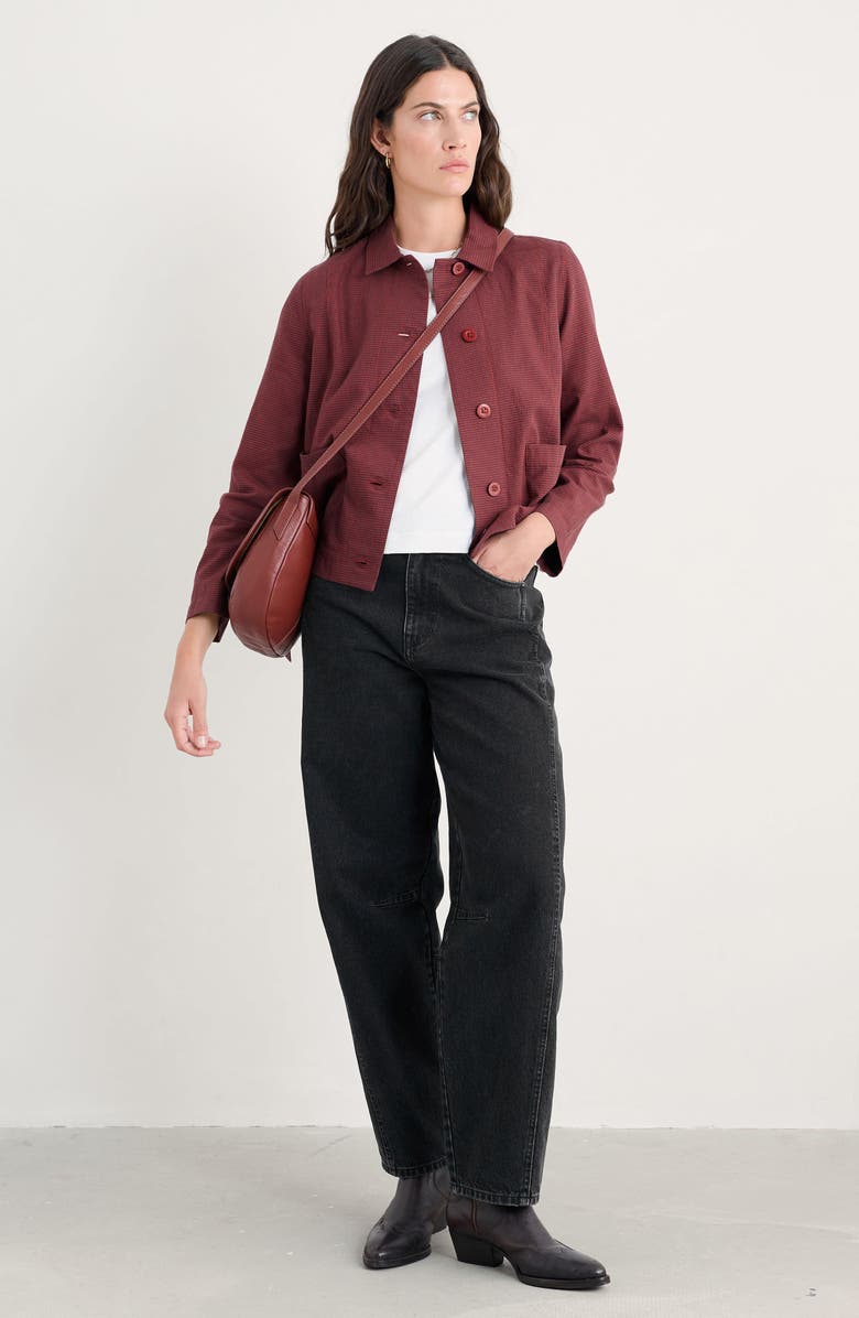 Seasalt Cornwall Gwenver Tapered Ankle Jeans, Alternate, color, Washed Black