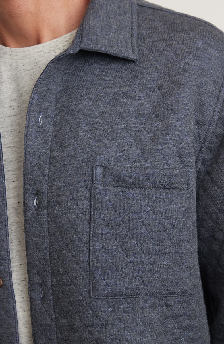 Marine Layer Corbet Quilted Overshirt, Alternate, color,