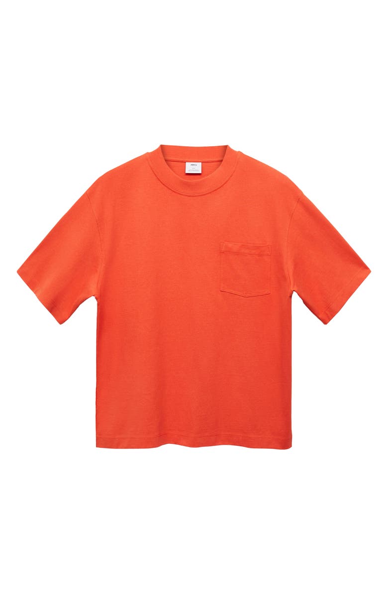 MANGO Boxy Cotton T-Shirt, Alternate, color, 