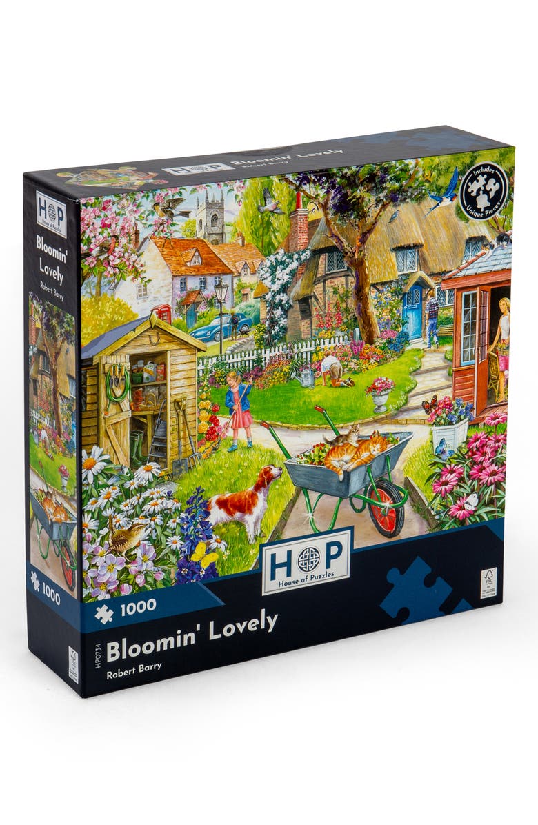 The House of Puzzles Bloomin' Lovely 1000-Piece Jigsaw Puzzle, Main, color, 