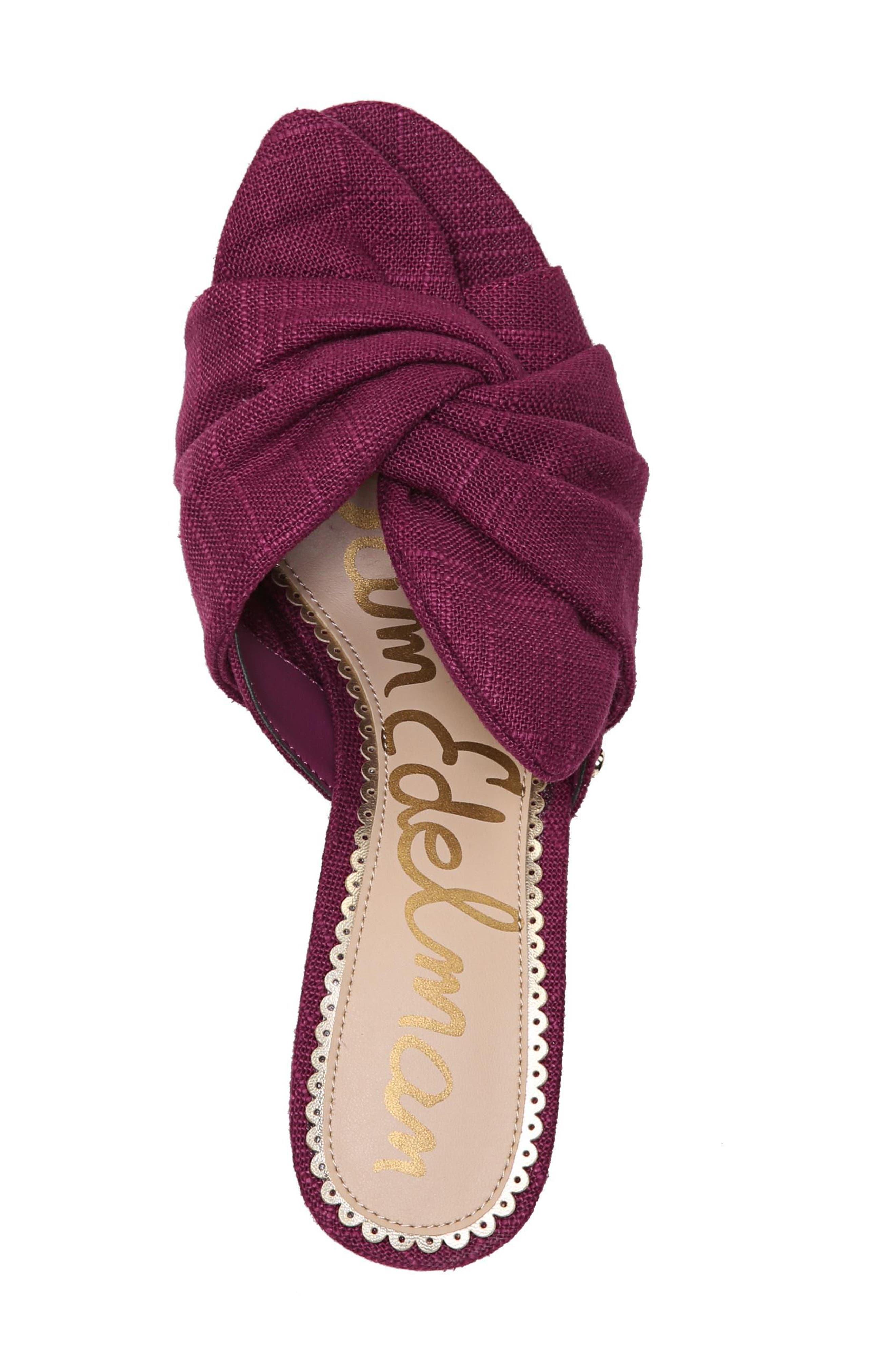 Oda Slide Sandal, Alternate, color, MULBERRY PINK
