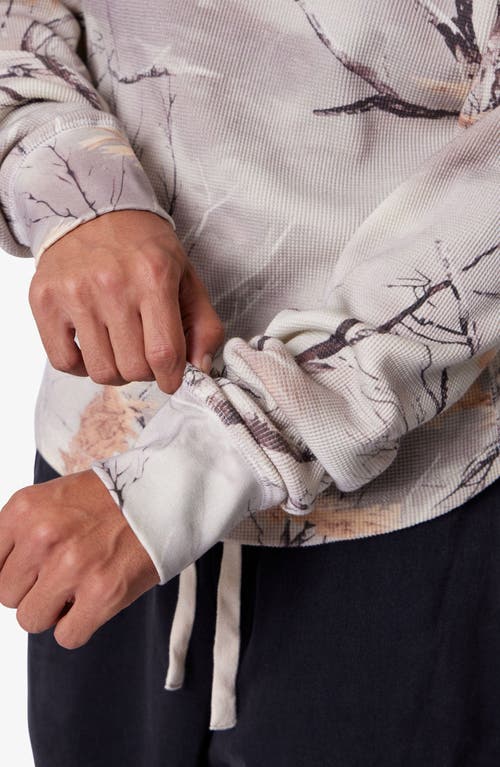 Mnml Camo Print Oversize Cotton Thermal T-shirt In Multi