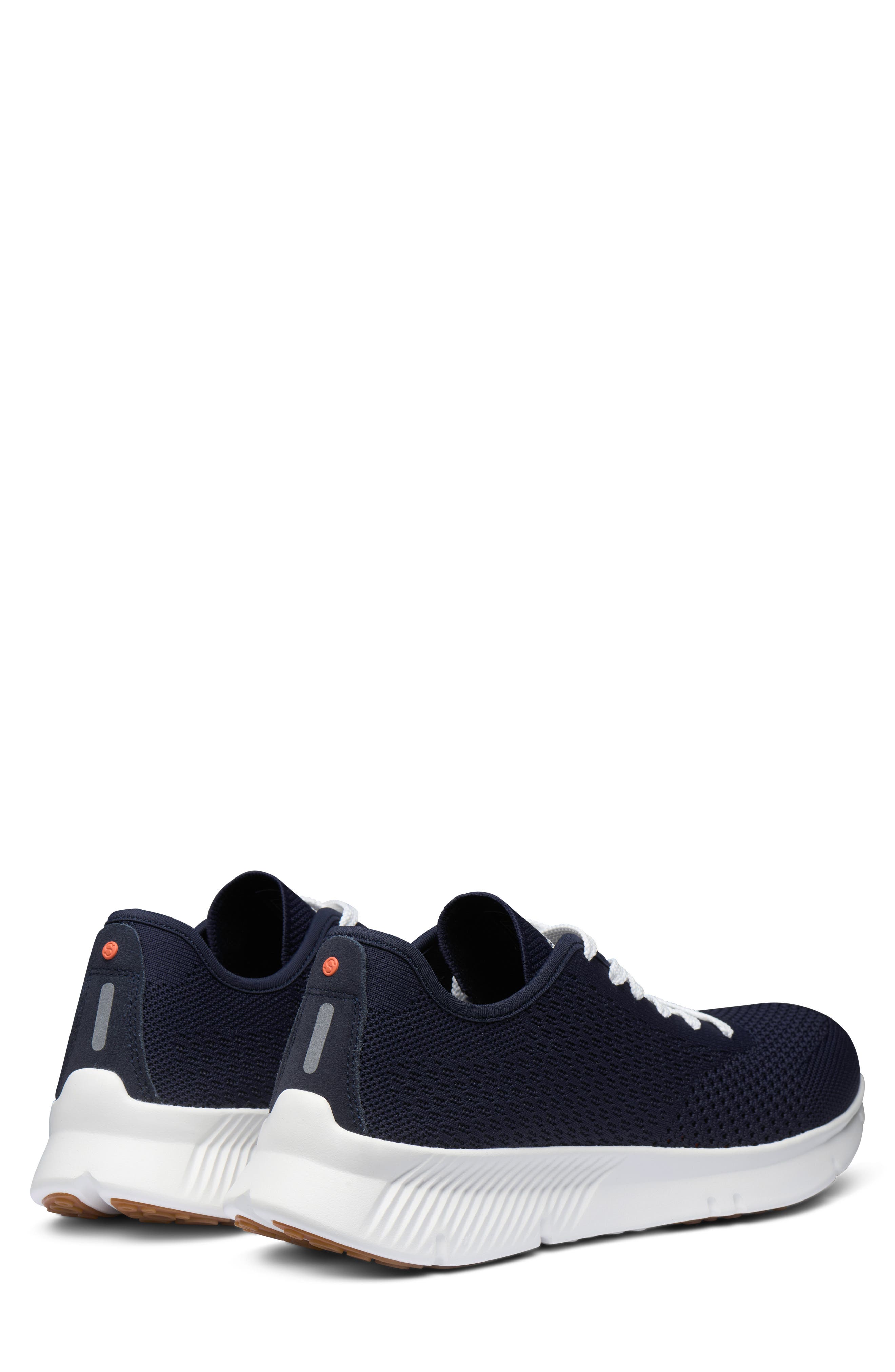 Mare Knit Trainer Sneaker, Alternate, color, NAVY
