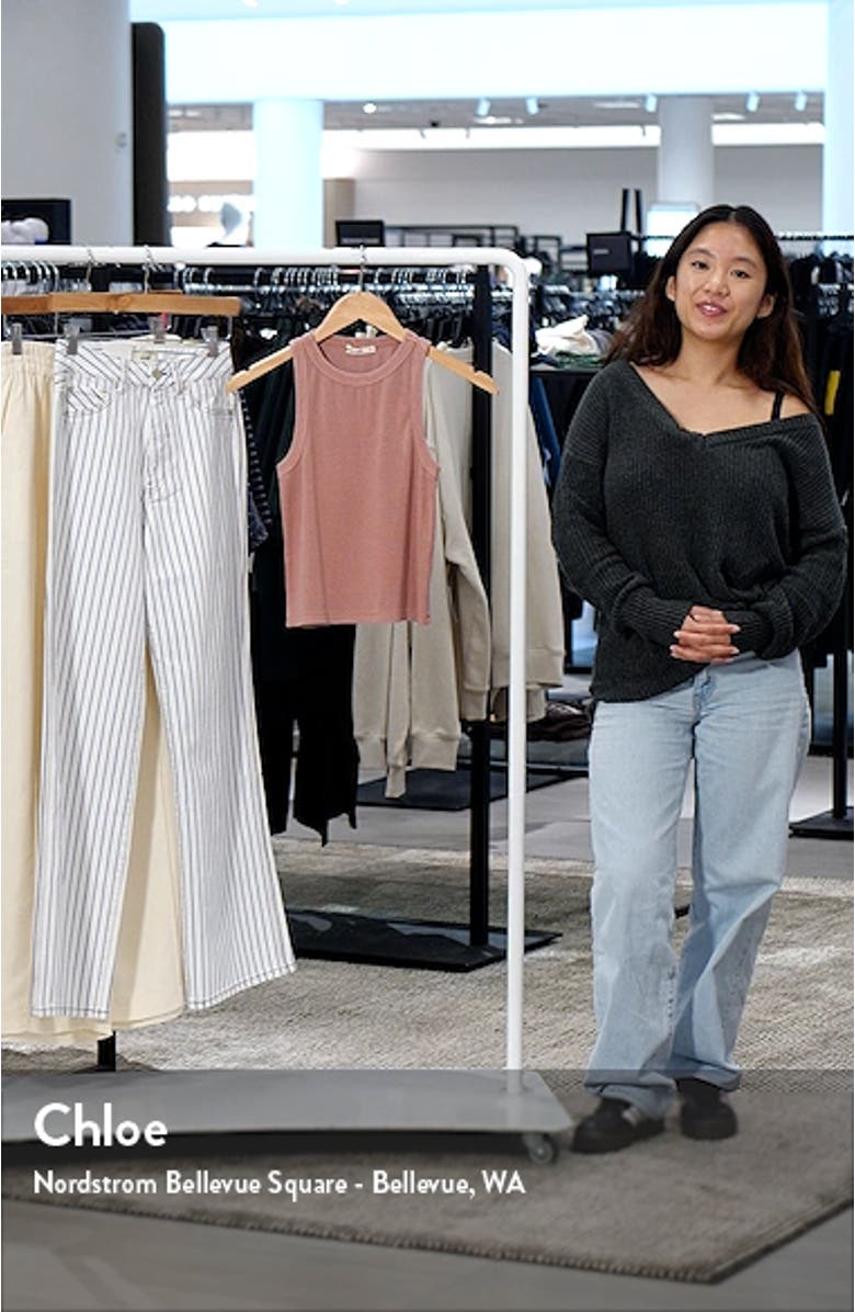 Lexi Sun-In High Neck Crop Rib Tank, sales video thumbnail