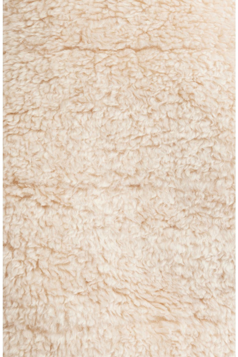 Kennie Water Repellent Faux Shearling Jacket, Alternate, color, SHORE BEIGE
