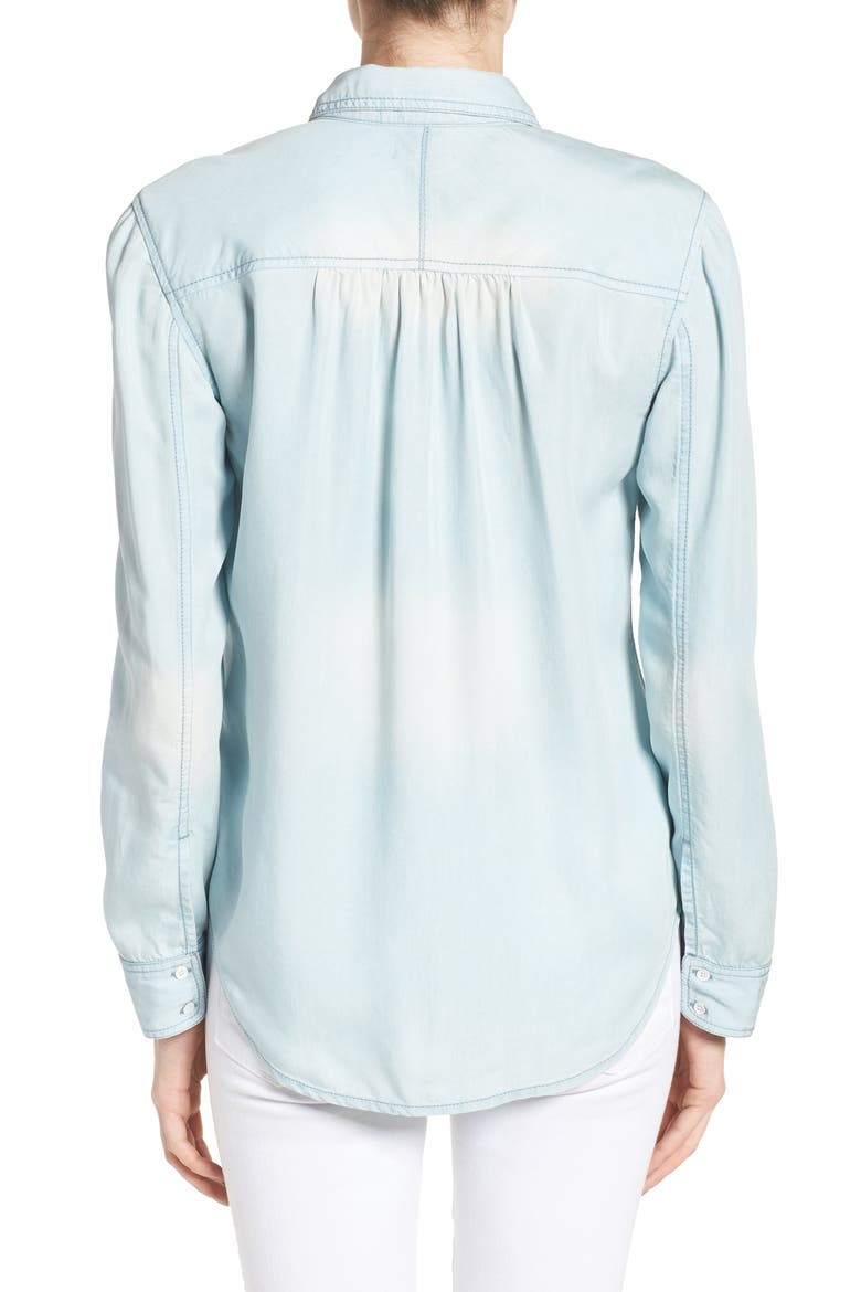 Denim Shirt, Alternate, color, SUPER BLEACH