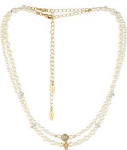 Ettika Set of 2 Imitation Pearl Necklaces