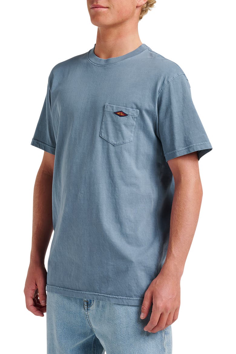 Saltwater Cotton Pocket T-Shirt, Alternate, color, CHINA BLUE