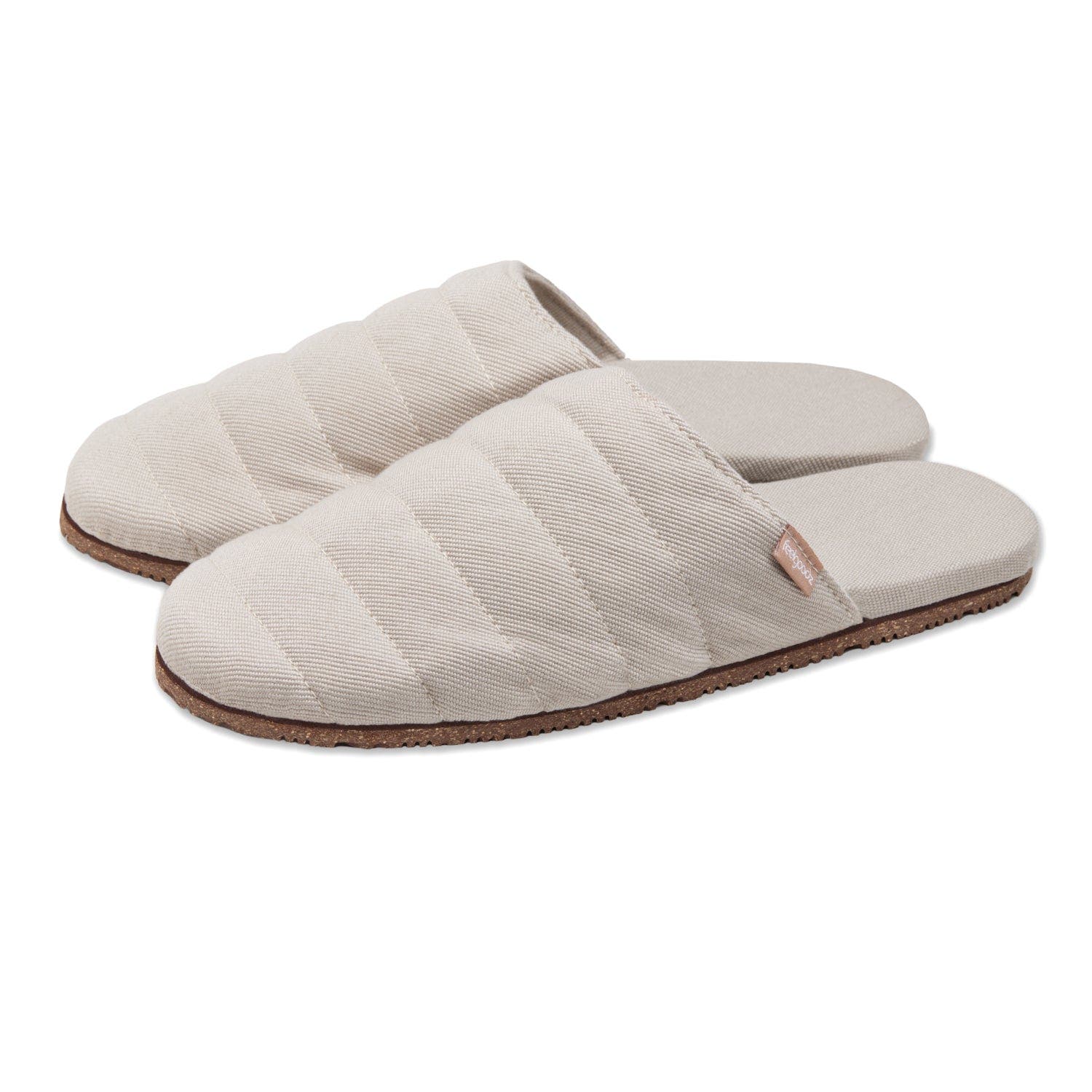 Feelgoodz Men's Mule Slipper Artisan Quilted Indoor / Outdoor House Shoes, Main, color, Greylock