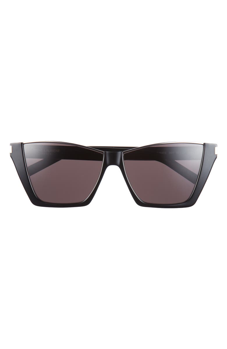 Saint Laurent 58mm Cat Eye Sunglasses, Main, color, 