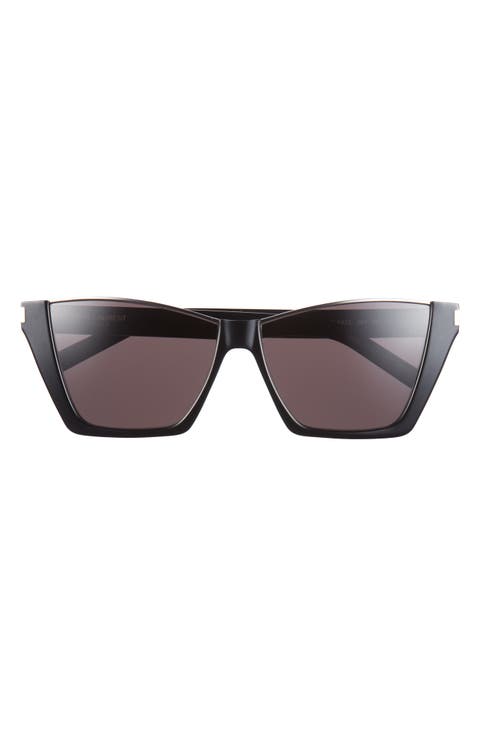58mm Cat Eye Sunglasses