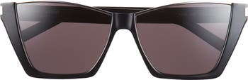 58mm Cat Eye Sunglasses