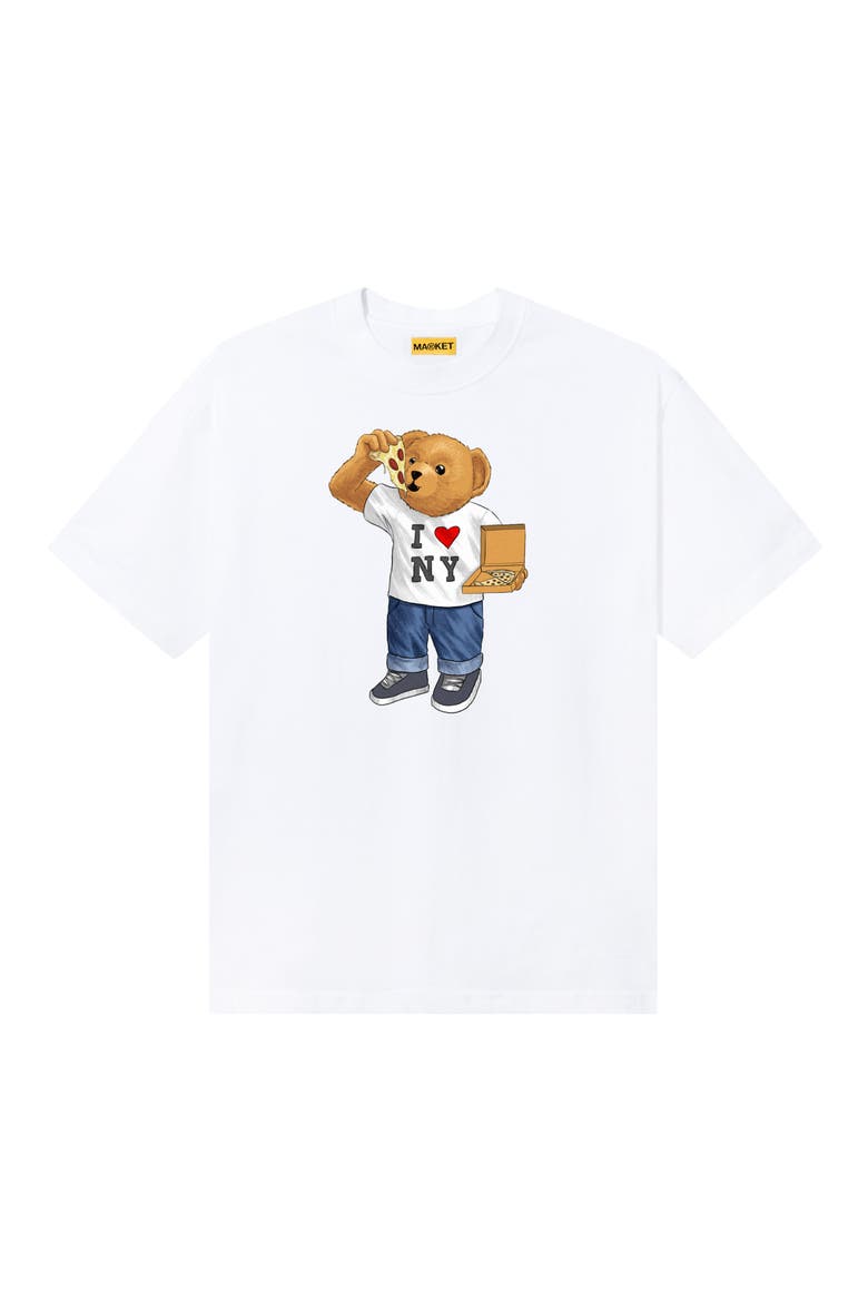 Northeast Bear Graphic T-Shirt, Main, color, WHITE