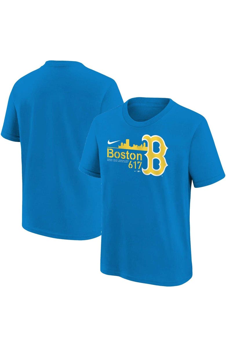 Nike Preschool Nike Blue Boston Red Sox City Connect Graphic T-Shirt, Main, color,