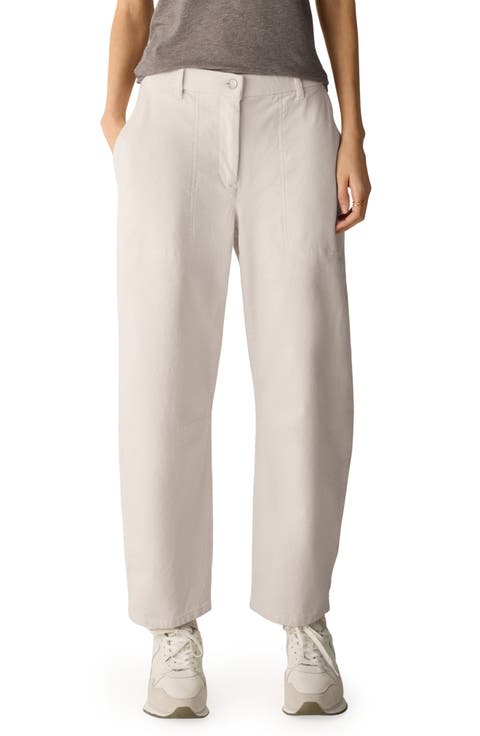 Arch Stretch Cotton Corduroy Ankle Pants