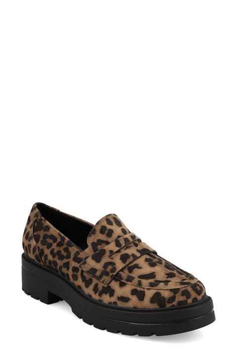 Yoani Lug Sole Penny Loafer (Women)