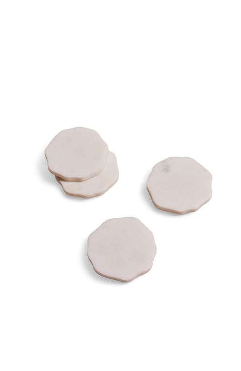 Flor Marble Costers - Set of 4