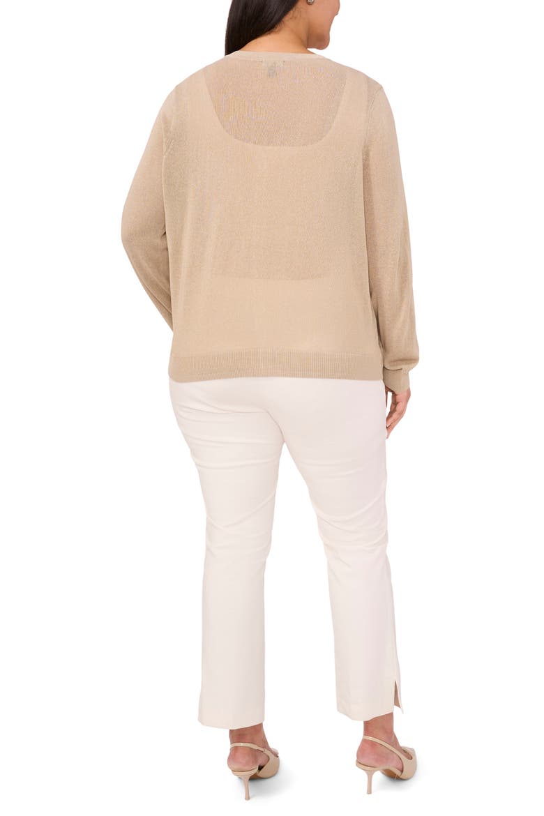 V-Neck Cardigan, Alternate, color, TAUPE BISQUE