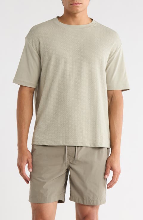 Textured Crewneck T-Shirt