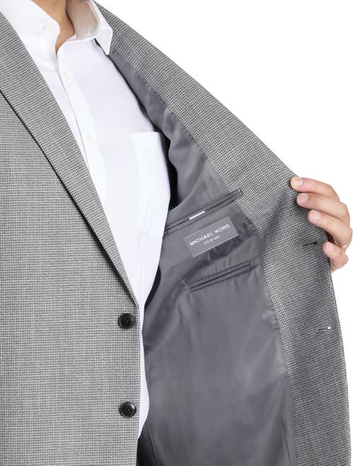 Michael Kors Big & Tall Houndstooth Sport Coat In Gray