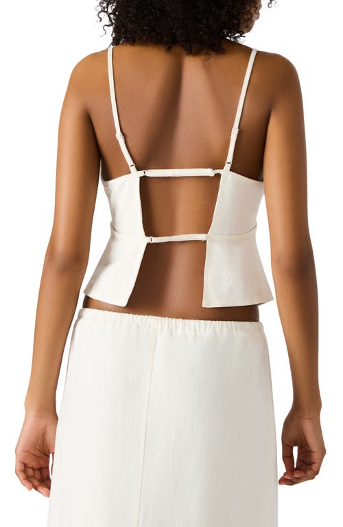 Steve Madden Teigan Strappy Camisole In White