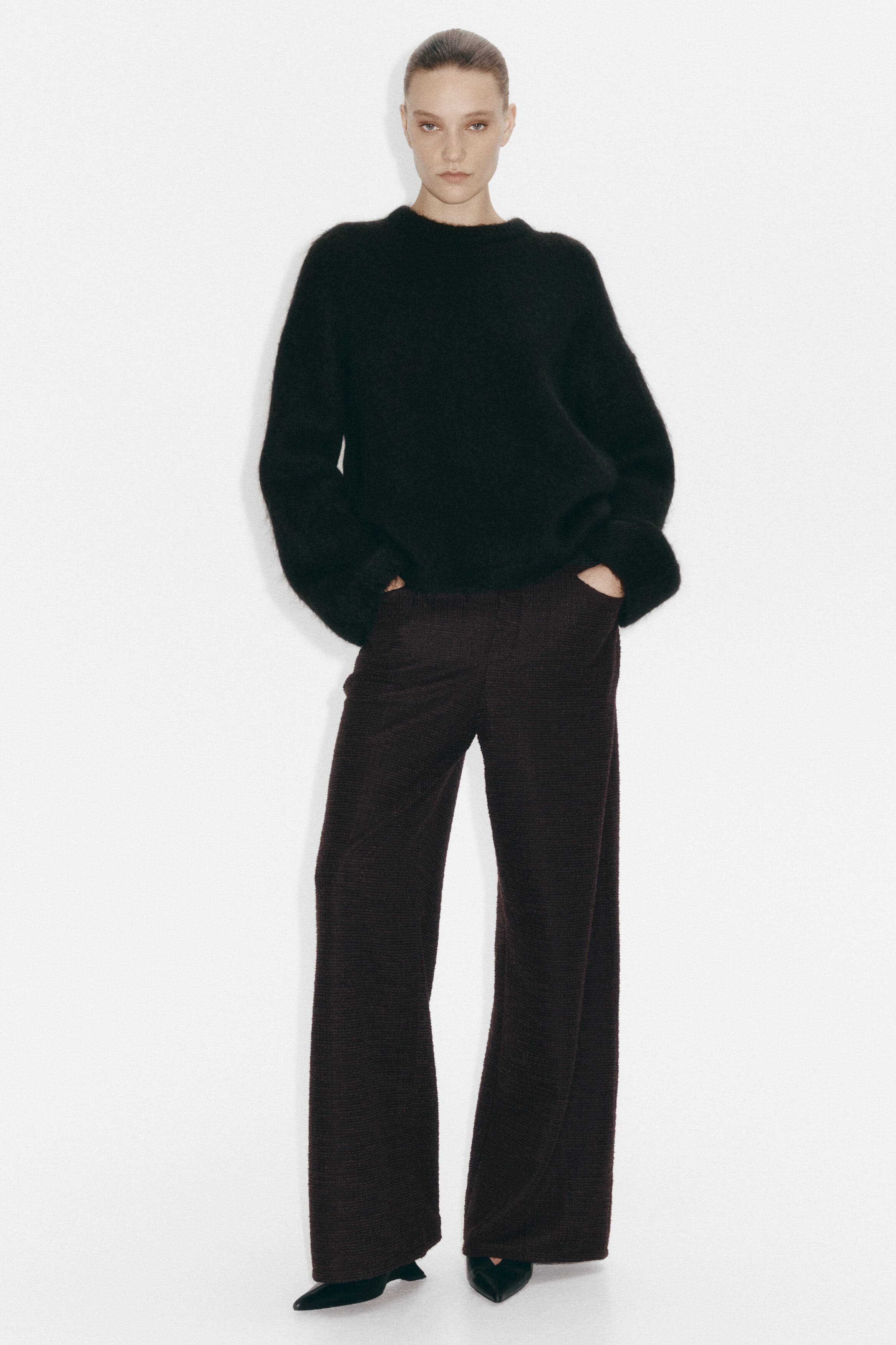 Wide Boucle Trousers - image 2