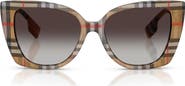 Burberry Meryl 54mm Gradient Cat Eye Sunglasses