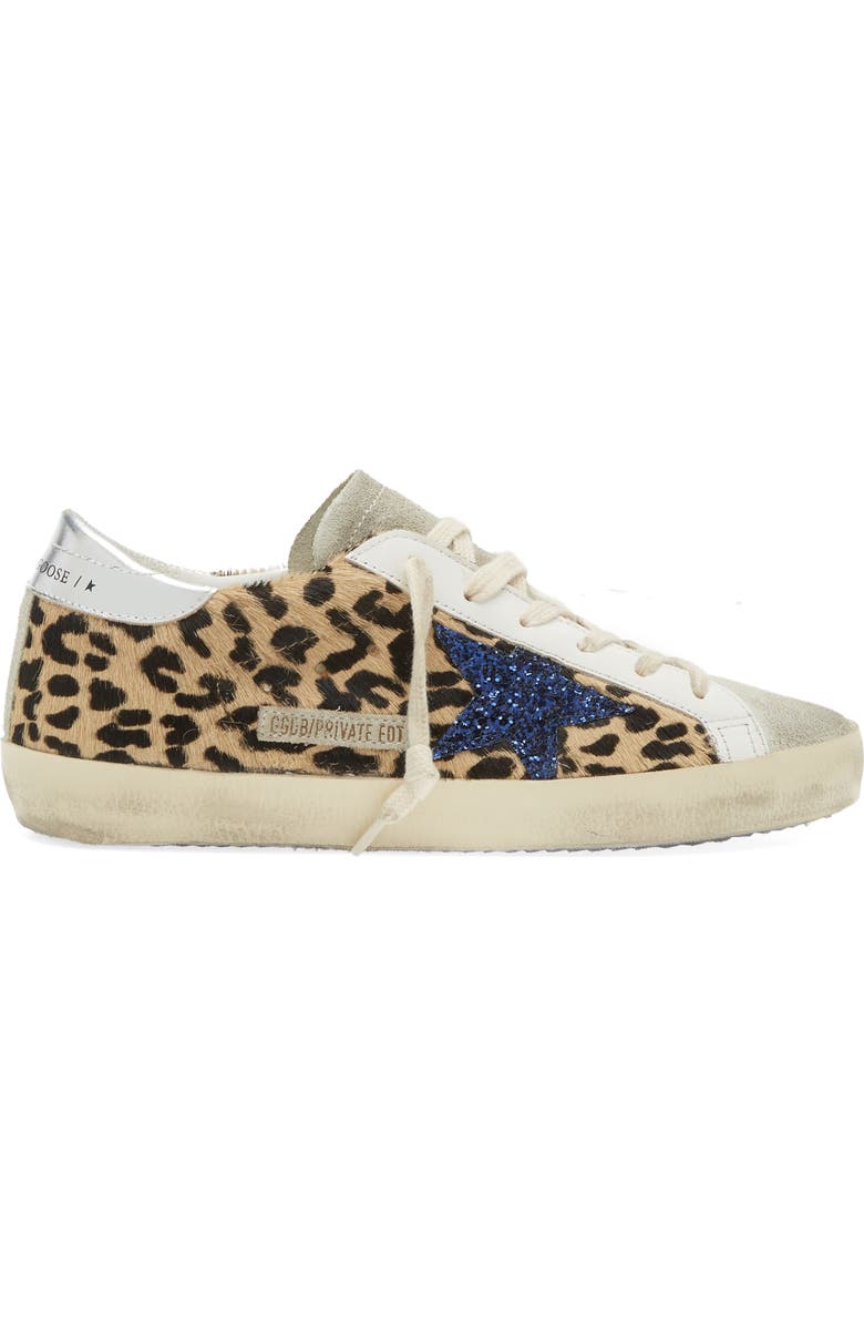 Golden Goose Super-Star Private Edition Genuine Calf Hair Sneaker, Alternate, color,