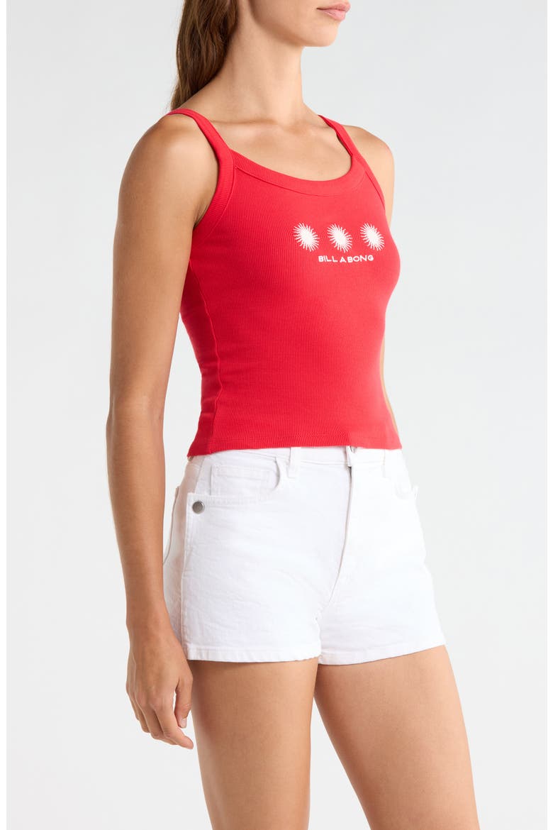 Day Trip Forever Graphic Rib Knit Tank, Alternate, color, FIESTA RED