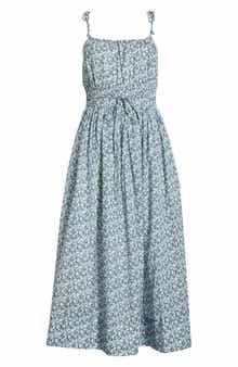 Veronica Beard Millie Floral Cotton Blend Sundress