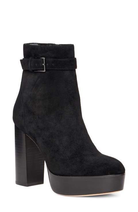 Maris Leather Platform Bootie