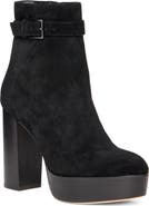 PAIGE Maris Leather Platform Bootie