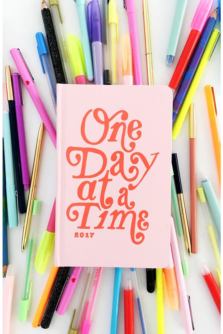 'Classic - One Day At A Time' Hardcover 17-Month Agenda, Alternate, color, BLUSH