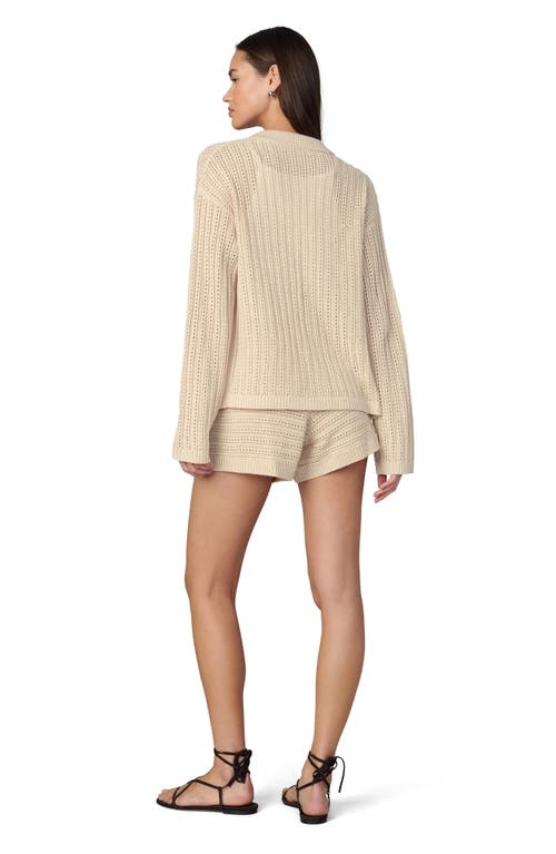 Joe's Jeans The Arlo Open Stitch Cardigan In Neutral