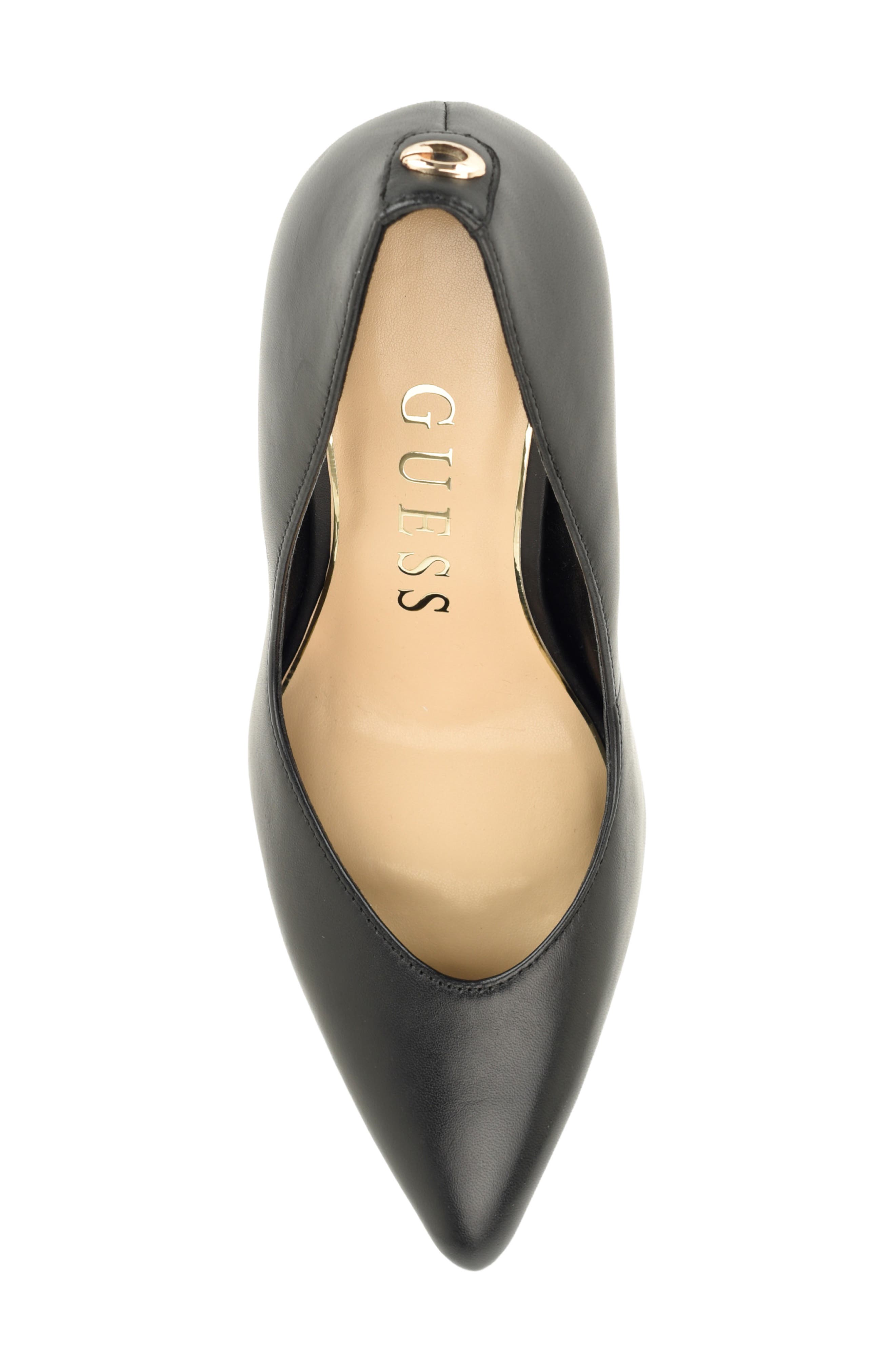 Tango Pointed Toe Pump, Alternate, color, BLACK