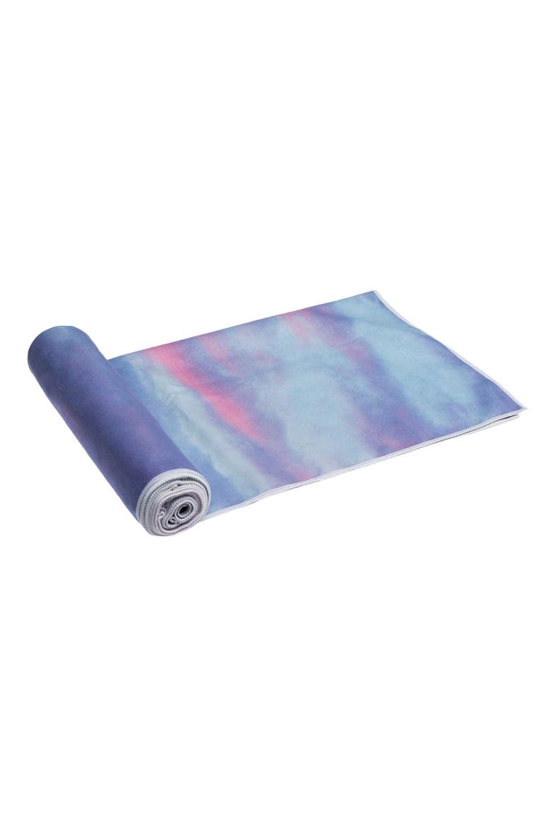 Yoga Mat Towel, Alternate, color, Mandala Black