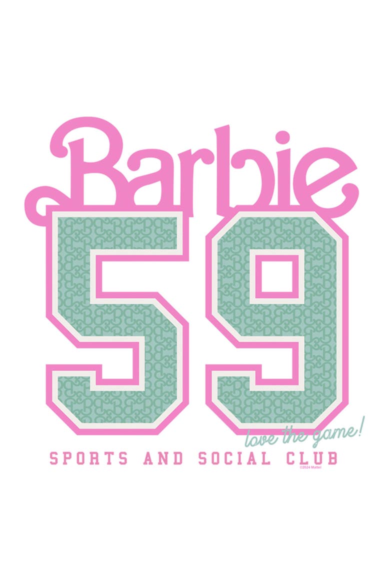 Girls' Sports And Social Club Logo T-Shirt, Alternate, color, White