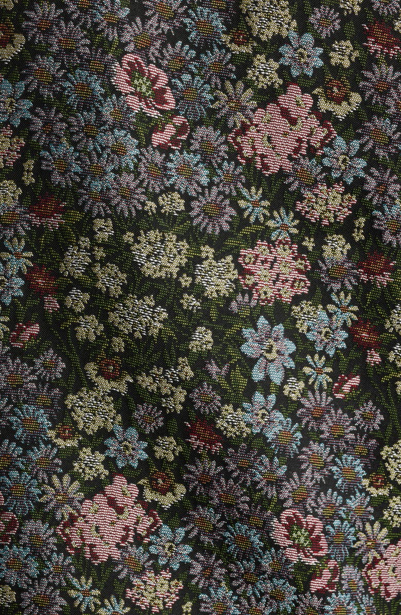 Les Deux Jaiden Floral Jacquard Overshirt, Alternate, color, Rosin/Chive Green