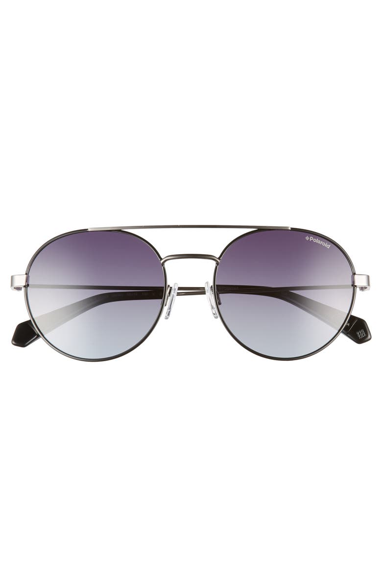 Polaroid Round 55mm Polarized Sunglasses, Alternate, color, 