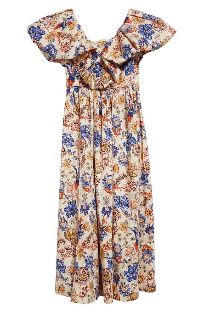 Ulla Johnson Francesca Print Puff Sleeve Maxi Dress, Alternate, color,