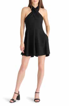 Steve Madden Kosta Crossover Linen Blend Minidress